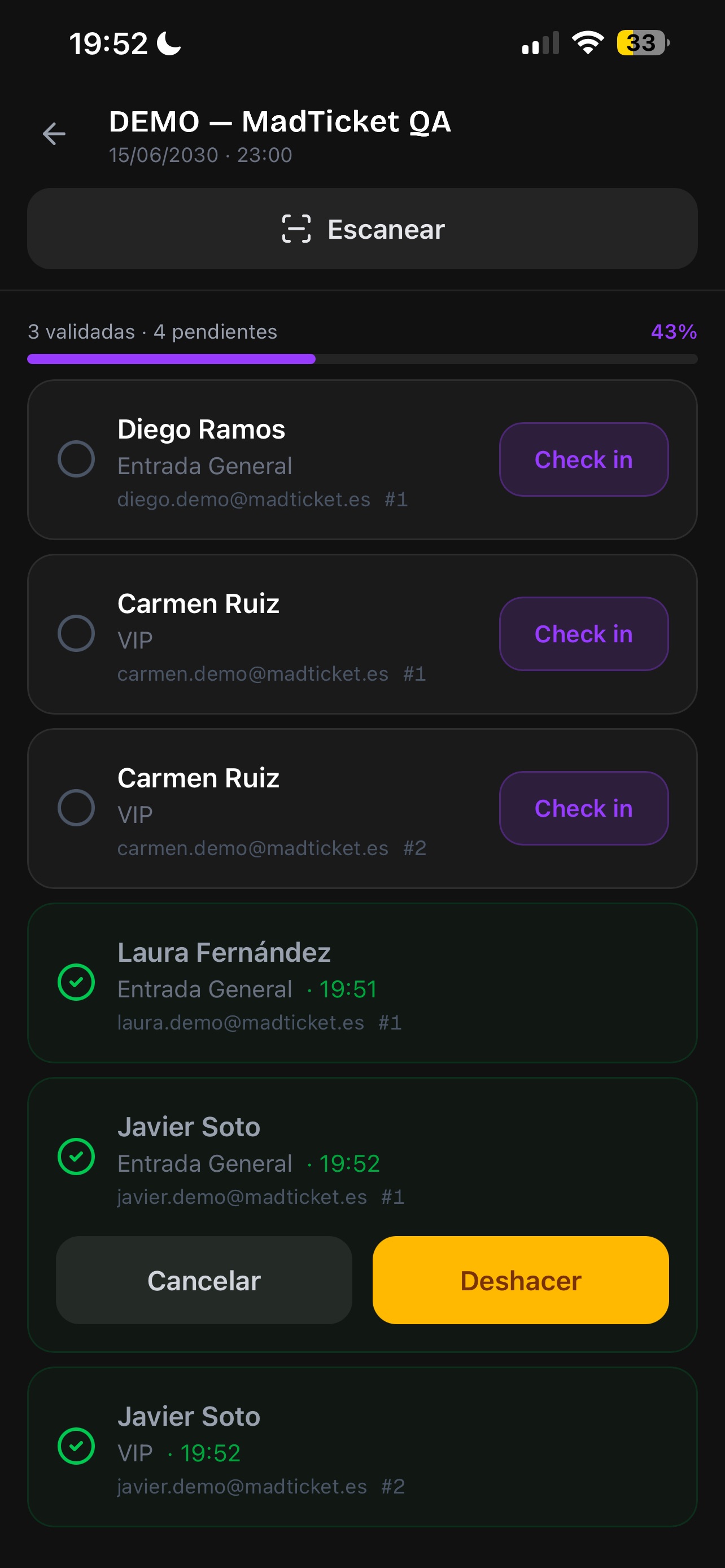 Screenshot 5 of MadTicket Scan