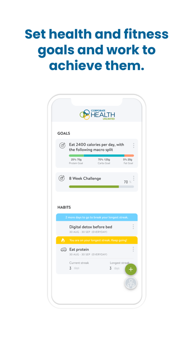 Corporate Health Unlimited Screenshot