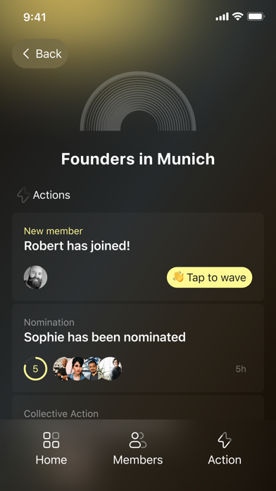 Cliq - The social network Screenshot