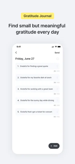 Clody: Gratitude Journal screenshot 3