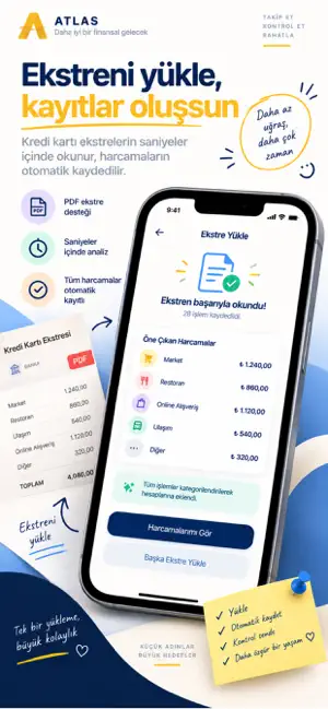 Atlas: Gider Takibi screenshot 3