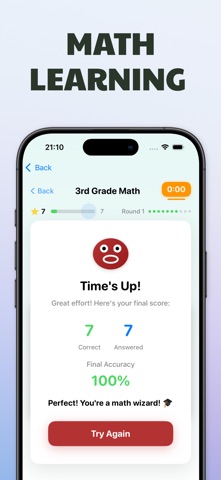 3rd Grade Math Learning Game screenshot
