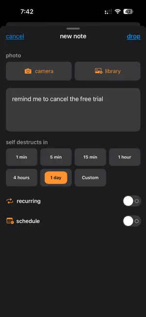 burner notes screenshot 4
