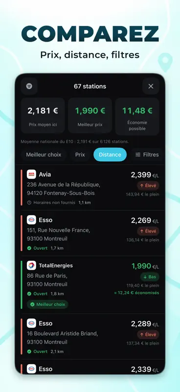 Prix Carburant - France screenshot 2 of 5