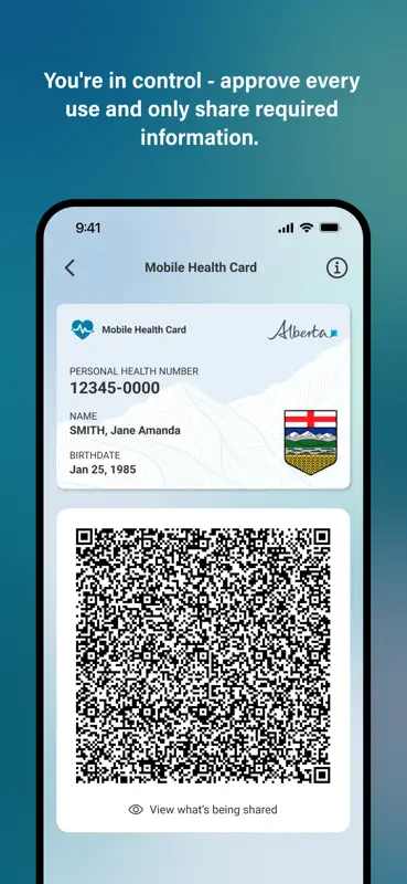 Alberta Wallet screenshot 3 of 5