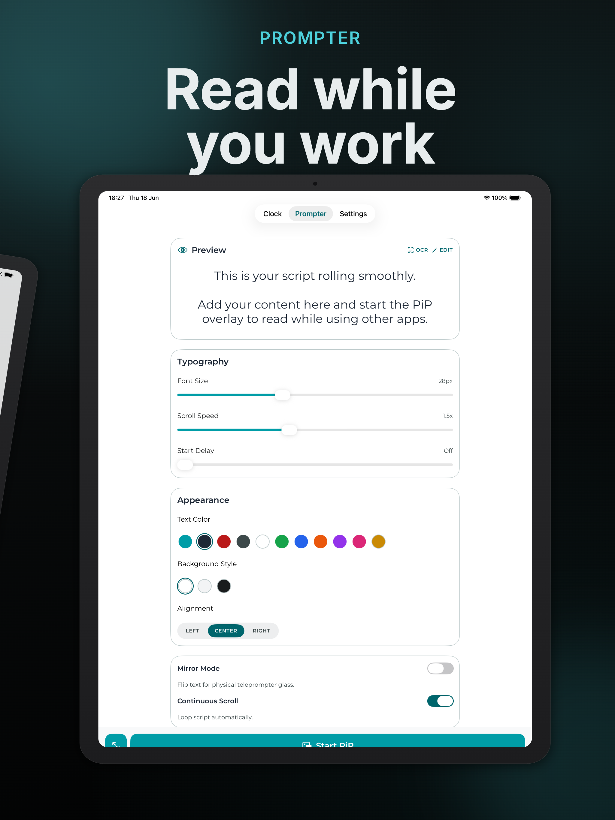 PiPrompt Floating Timer Script screenshot 9