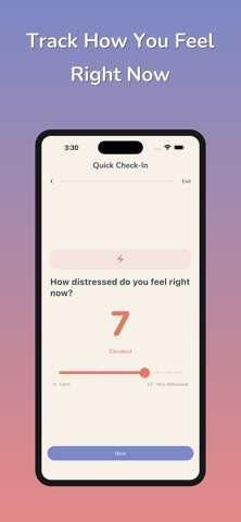 Thought Tracker CBT iPhone screenshot