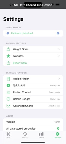 BiteCoach - AI Food Scanner screenshot