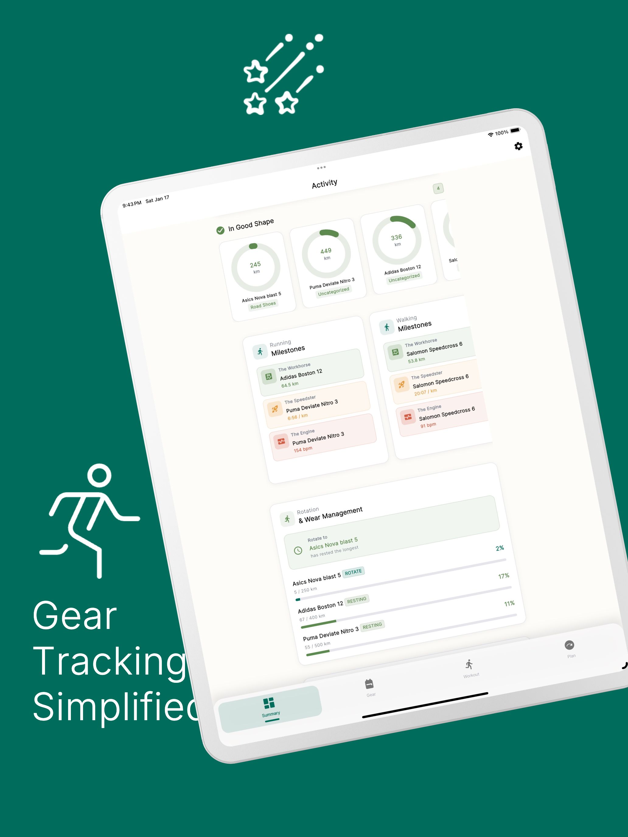 Getra: Gear Wear Tracker screenshot 7