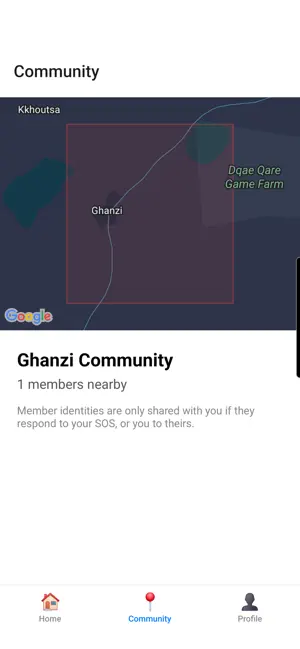 NearbySafe screenshot 1