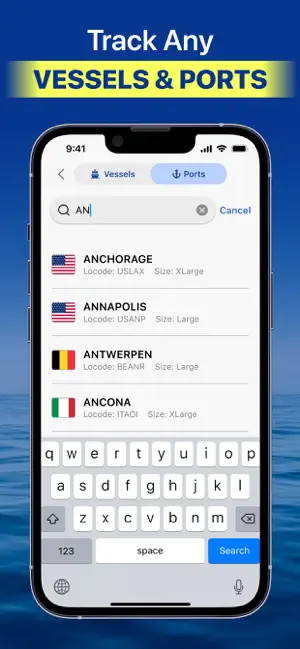Marine Traffic Vessel Finder iPhone screenshot 3