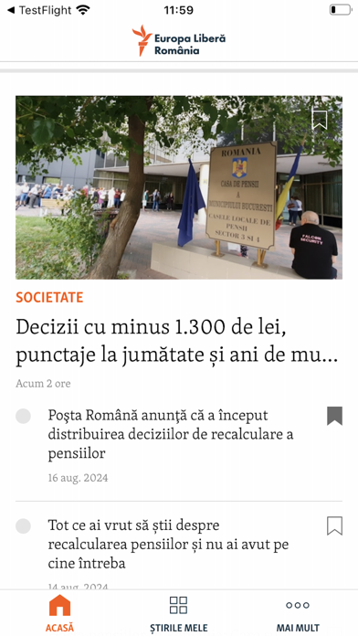 Radio Europa Liberă Screenshot