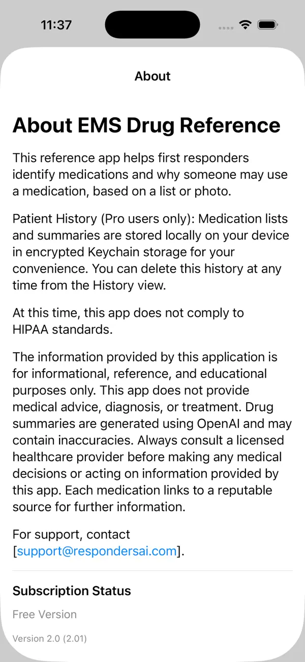 #4. EMS Drug Reference (iOS) Ved: Michael Krebs
