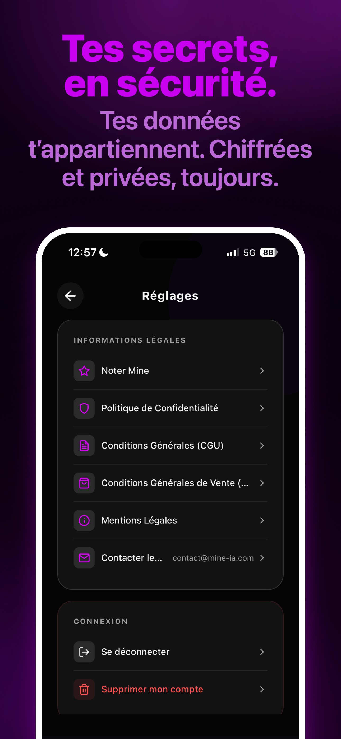 Mine: Mental Health & AI screenshot 8