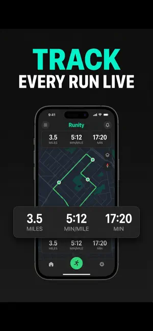 Runity: Run, Walk & Surf screenshot 1