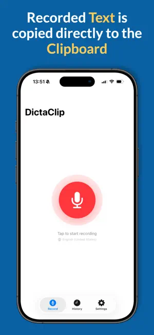 DictaClip screenshot 1