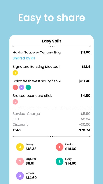 EasySplit: Split Bill Easily screenshot-3