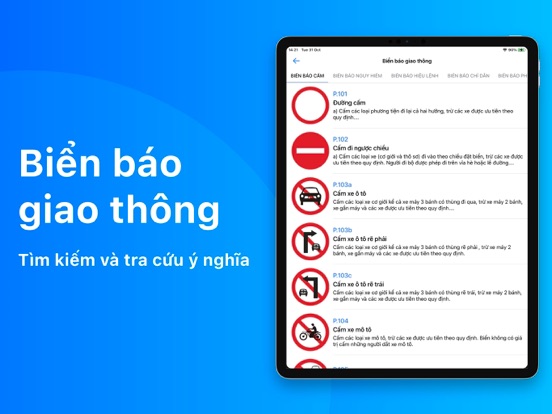600 Câu Lý Thuyết GPLX OTOMOTO iPad screenshot 7 - Education app