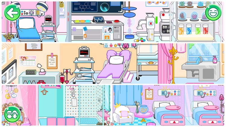 公主小镇世界: 女生米加迷你世界化妆装扮房子模拟器嘉年华大全 screenshot-3