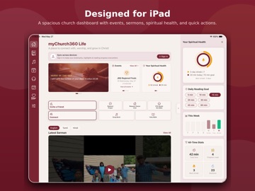 myChurch360 Life iPad screenshot