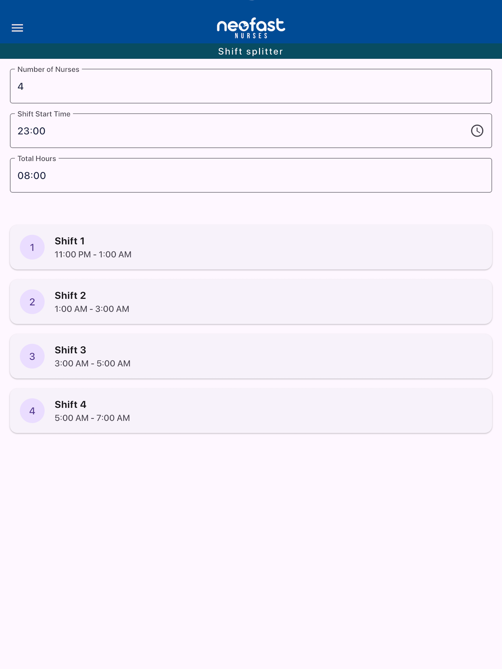 NeoFast Nurses screenshot 16