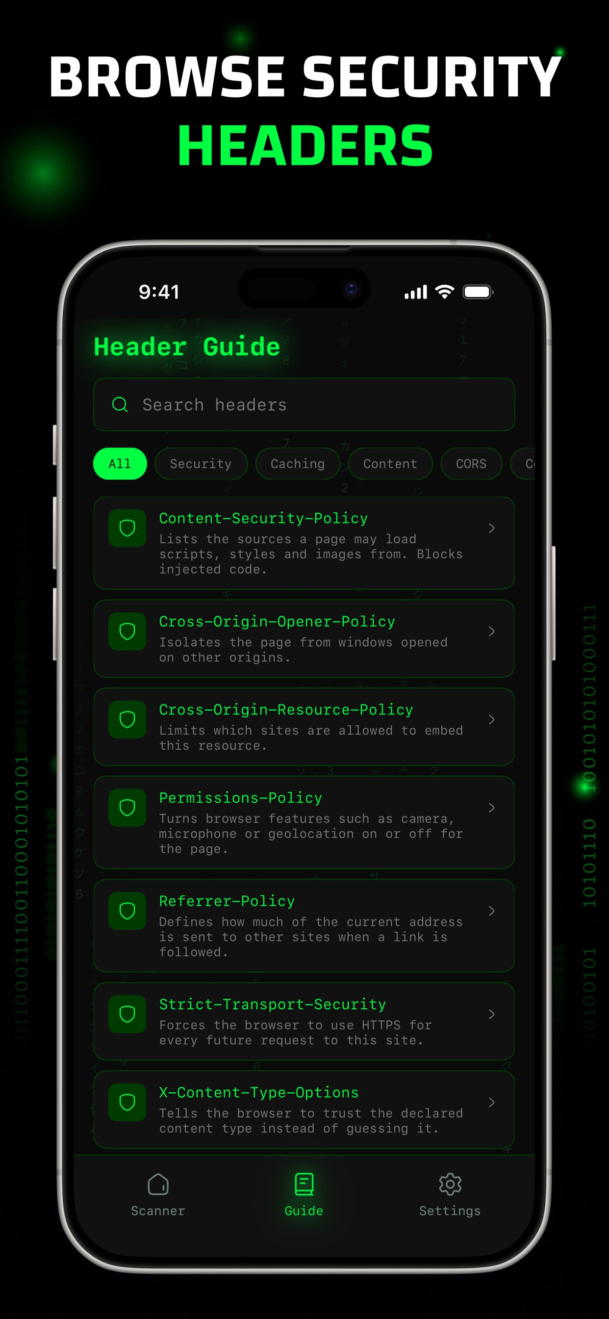 Screenshot 2 of Scrut – Header Deep