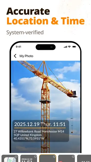 Timestamp Camera Basic. iPhone Ekran Görüntüsü 5