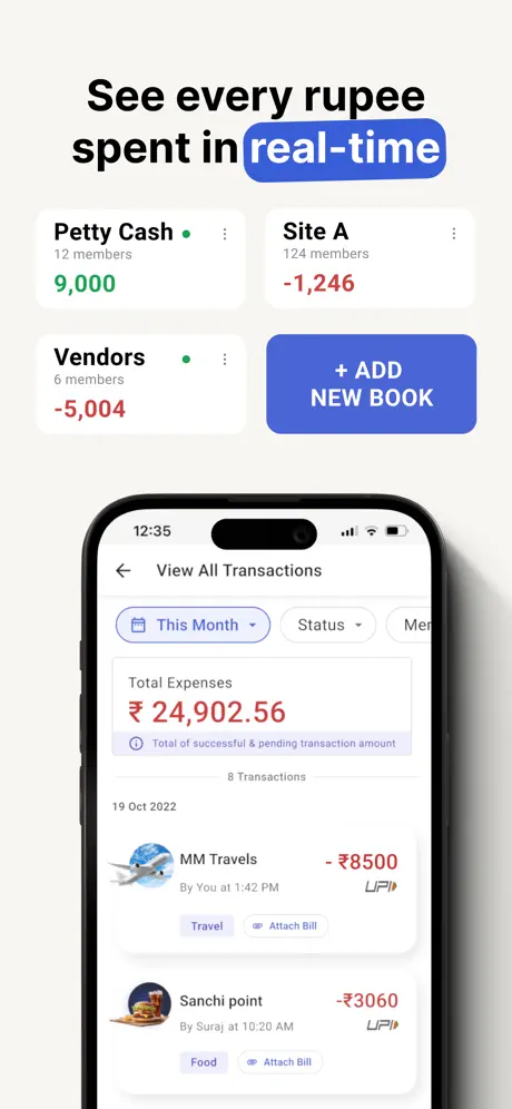 CashBook-UPI Wallets for Staff screenshot 5
