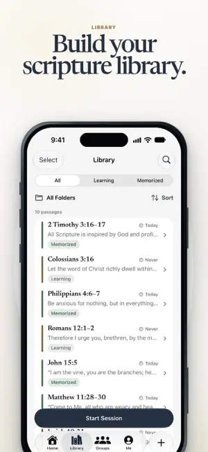 Anchored Bible Memory screenshot 1