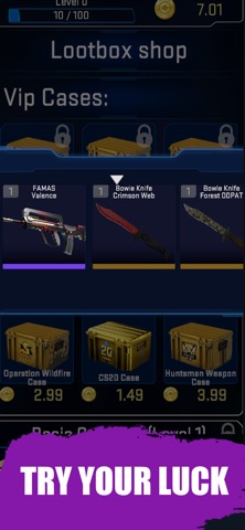 Case Simulator: CSGO Skin Open iPhone screenshot
