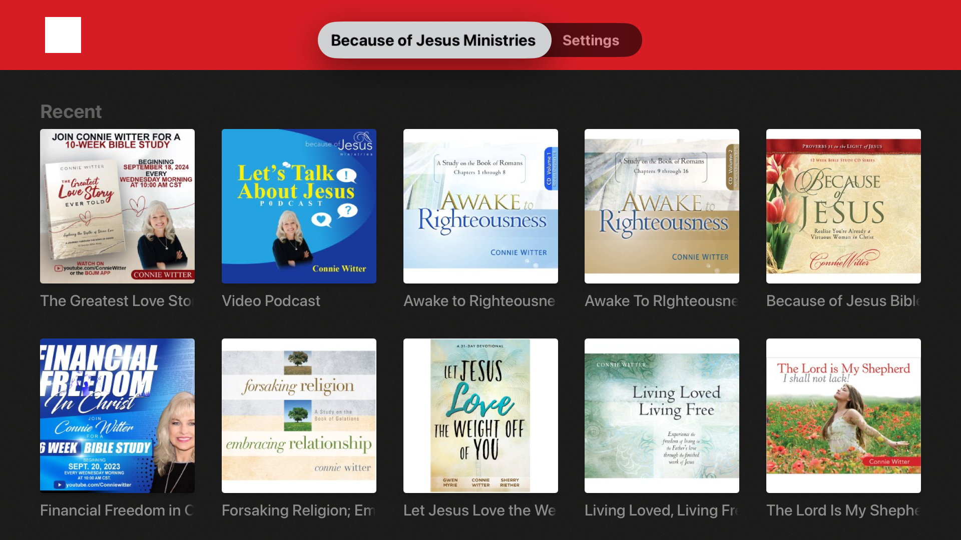 Because of Jesus Ministries