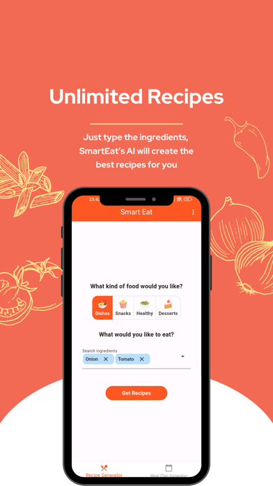 SmartEat:AI Recipe & MealPlans Screenshot