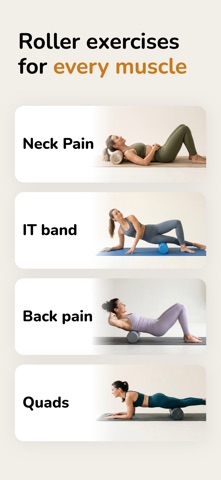 Foam Roller Exercises - Relief iPhone screenshot