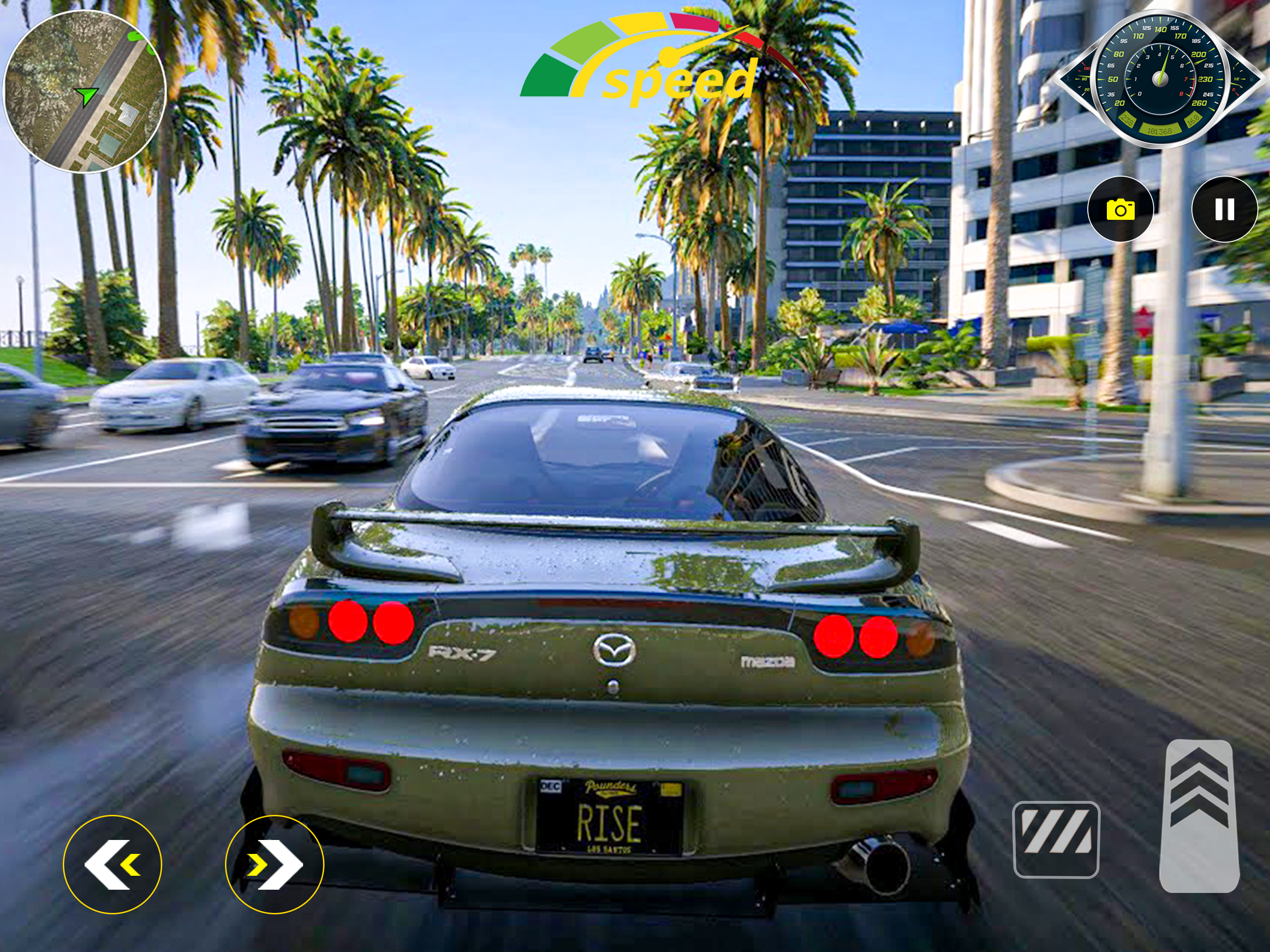 Real Highway Car Driving game screenshot 9