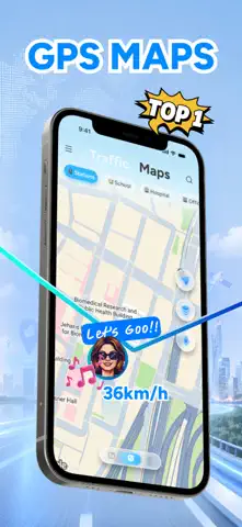 GPS Maps: Route Planner App Store screenshot 1