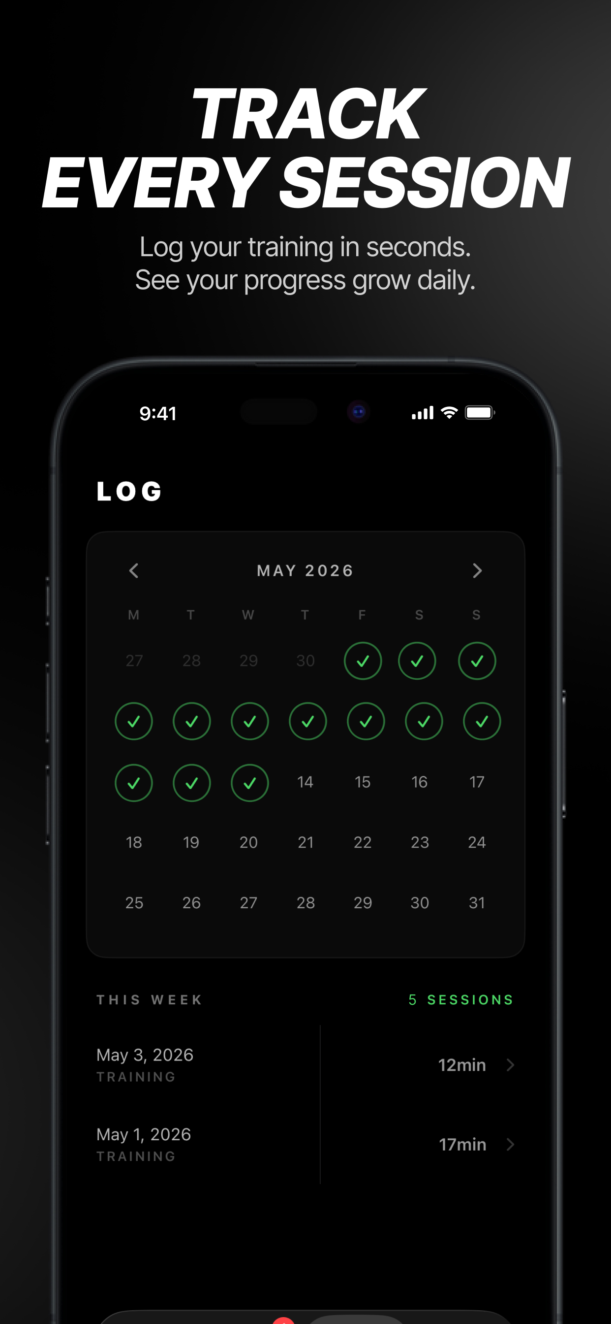 Fighter: Training Tracker screenshot 3