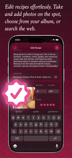 Captura de pantalla de The Recipe Box To Go en iPhone 4
