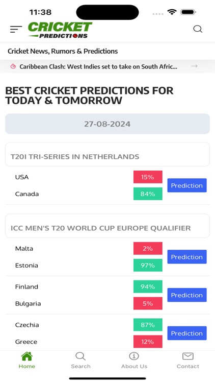 Cricket Predictions Today