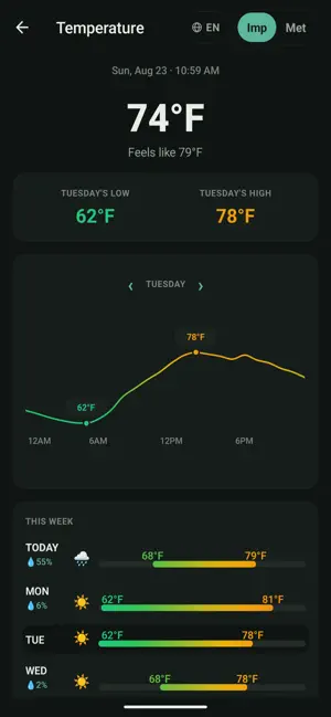 ClearCast: Weather & Air screenshot 2