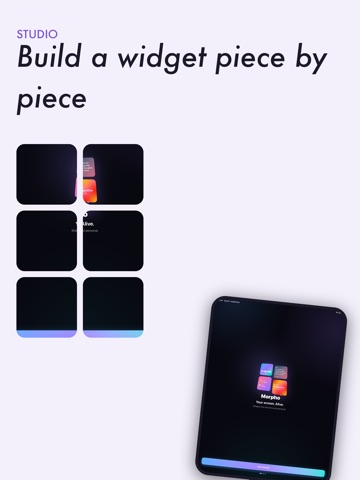 Morpho: Widget Studio iPad screenshot