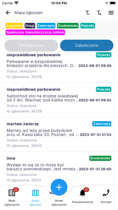 Smart City Poznań Screenshot