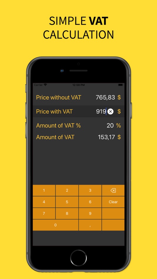 $ VAT Calculator $ (iOS) Podle: Martin Gabor $ VAT Calculator $ (iOS) Podle: Martin Gabor