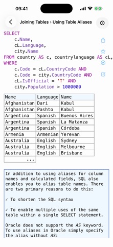SQL Recipes Screenshot 10 of 10