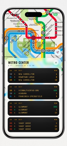DC Metro ETA Screenshot 6 of 6