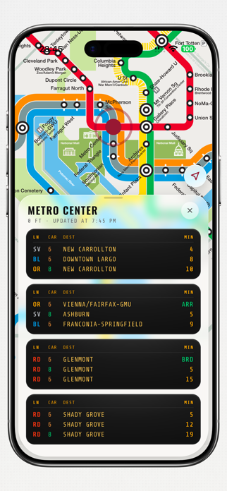 DC Metro ETA Screenshot 6 of 6