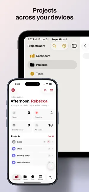 ProjectBoard: Projects & Tasks screenshot 1