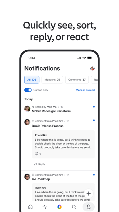 Confluence Cloud iPhone screenshot 7 - Productivity app