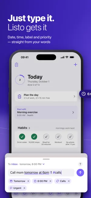 Listo Planner screenshot 2