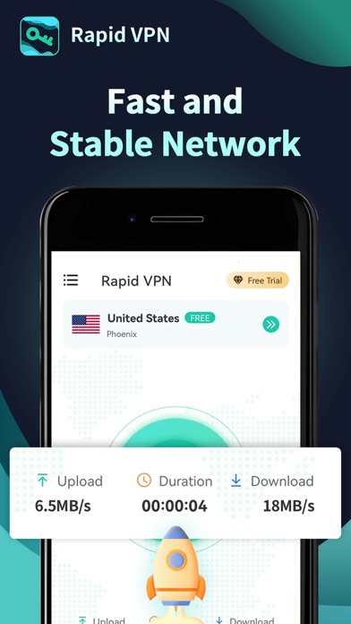 Rapid VPN - Safe Secure Proxy Screenshot