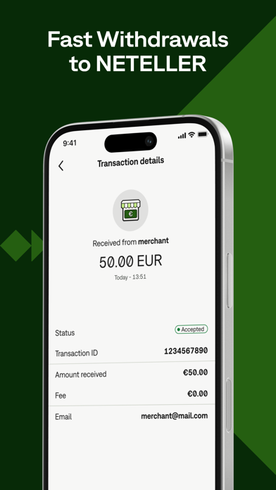 Screenshot #2 pour NETELLER - Money Transfer